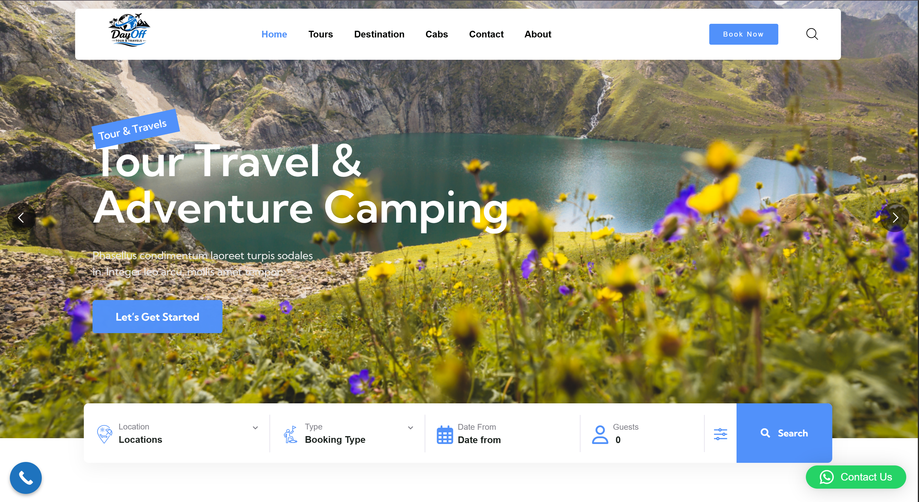 Day Off Tour and Travels – Travel & Tourism Website Development